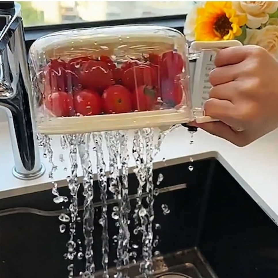 Elvanius® FreshLock Produce Washing Basket