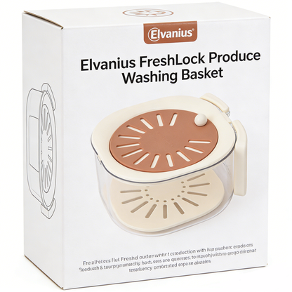 Elvanius® FreshLock Produce Washing Basket
